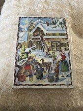 Vintage Christmas Advent Calendar West Germany Stuttgart-Rohr No. 4 1960s