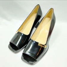 Vintage Gucci Black Leather Pumps size 36C