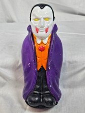 Vintage Halloween Blow Mold 9.5" Tall Dracula Vampire Trendmasters 1998 NO LIGHT