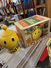 Vintage McCoy Pottery Cookie Jar Have A Great Day W Box Roseville Fast Shipping