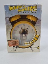 Wacky Wakers Duck Alarm Clock Quacks Fun Wacky Animal Clock Feldstein 2000s New