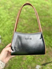 1960s Gucci Minimalist Leather Shoulder bag RARE Vintage