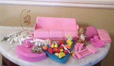 1980's Vintage Barbie Furniture and Accessories Lot READ