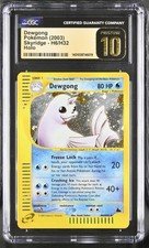 ✨2003 POKEMON SKYRIDGE DEWGONG #H6/H32 HOLO RARE CGC 10 PRISTINE LOW POP!!✨