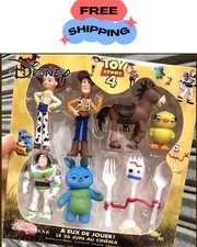 7Pcs Toy Story 4 Action Figures Set Woody Buzz Jessie Forky Model Doll - no box