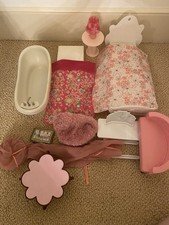 Barbie 2006 Dreamhouse furniture set, floral theme Mattel (incomplete&damaged)