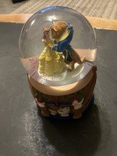 Beauty and the Beast Snow Globe Music Box