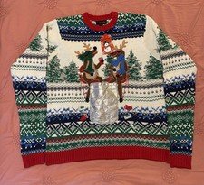 Blizzard Bay Men's Ugly Christmas Sweater Size XL
