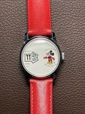 Bradley Mickey Mouse Vintage Mechanical Watch Swiss Made 1970s