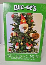 BUC-EE In A Cinch Christmas Tree Topper Ornament Bendable Picks 6 Piece Bucees