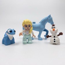 Disney Frozen Lego Duplo Figures Lot-Elsa Olaf Bruni & Nokk Spirit Horse