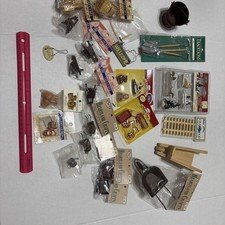 Dollhouse/Christmas Village/Train Village Props Most Are NOS