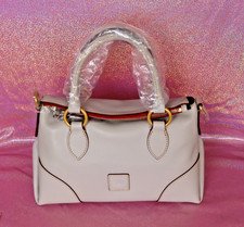 Dooney & Bourke Florentine Satchel 30 in ECRU - NWT Authentic