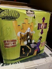 Gemmy Airblown Inflatable Haunted Organ Scene #1221607 Halloween Lawn Decor 6.9'