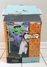 Gemmy Giant Airblown Inflatable Frankenstein 8 ft Halloween Outdoor Decoration
