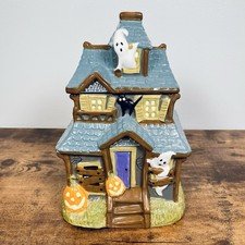 Halloween David's Cookie Jar Haunted House Excellent Condition 11-1/2” Tall