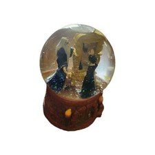 Harry Potter 2001 Musical Snow Globe Mirror Of Erised Dumbledore Full Size