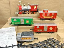 Holiday Living Santa Express Christmas Train Set Battery Operated Tested Works