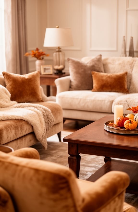 layered textures cozy elegance