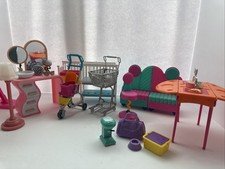 Lot of 14 Miscellaneous Barbie Furniture And Accessories