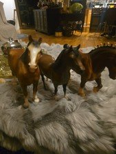 Lot of 3 Vintage BREYER Horses extremely Rare 1960s