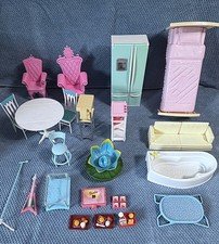 Mattel Barbie Furniture 17 Pcs Lot VINTAGE
