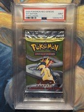 Pokemon 1st Edition Neo Genesis Typhlosion Booster Pack PSA 9