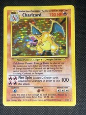 Pokemon TCG Base Set Unlimited 4/102 Charizard Holo Rare NM-EXC