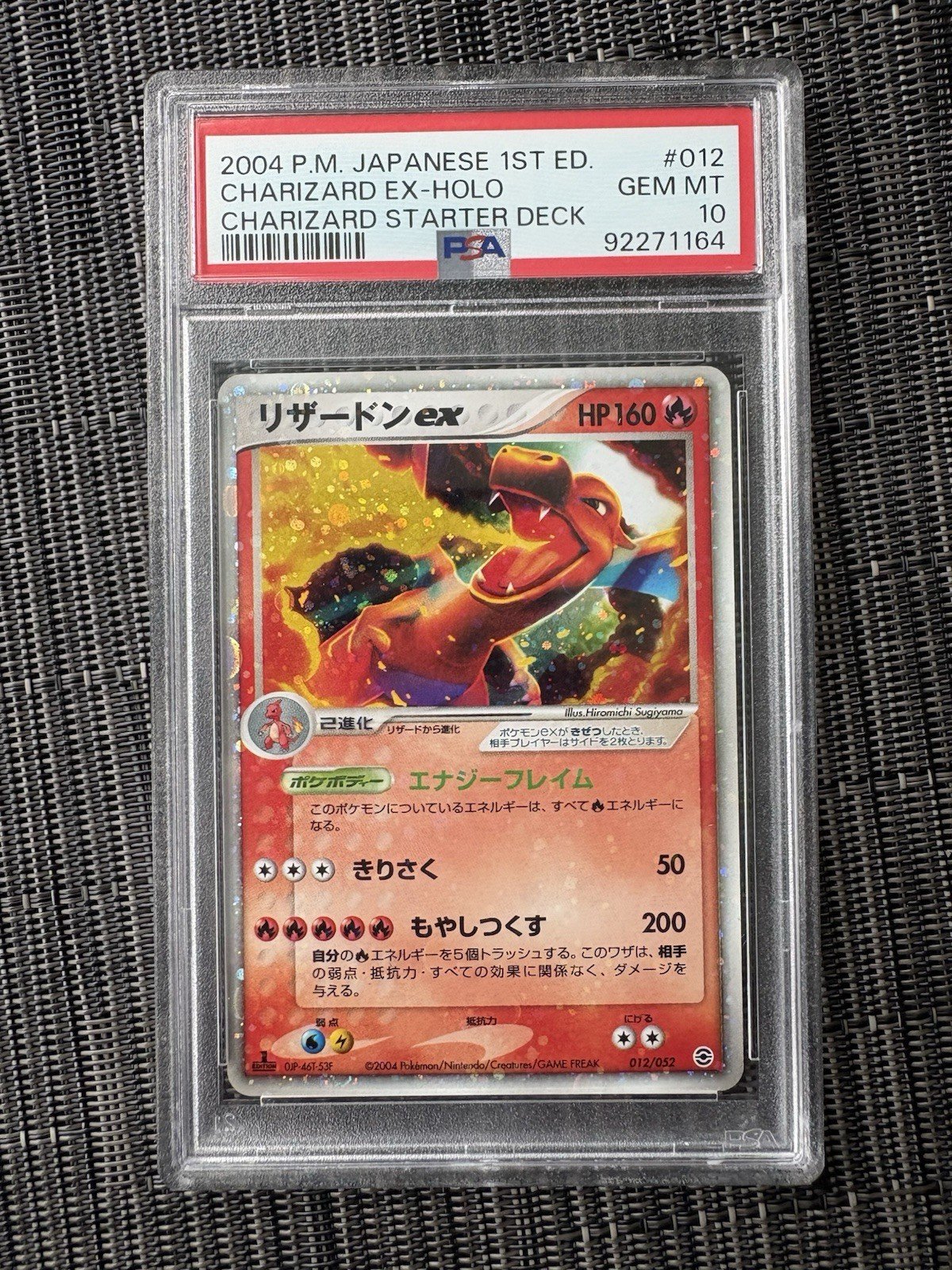 Charizard ex 012/052 Graded PSA 10