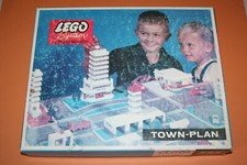 Rare vintage 1961 LEGO System Samsonite TOWN PLAN 725 Box and Instructions