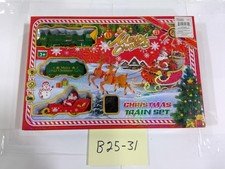 Ready Merry Christmas Train Set Red Green Light Battery Boxed 3+ New Toy