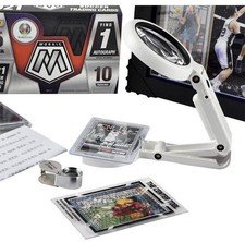 Sports/Pokemon Grading Kit Centering Tool w/ 30X Magnifying Glass & LED SGC PSA