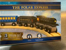 The Polar Express 3 Cars Train Set Collector's Edition - By Masterpieces Inc.