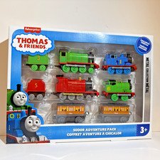 Thomas & Friends Sodor Adventure Pack w/ Exclusive Thomas Metal Trains 8pc New