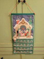 Vintage Avon Countdown To Christmas Advent Calendar With Mouse 1987