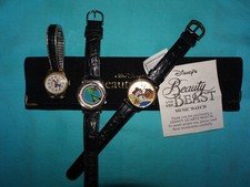 Vintage Disney watches, Beauty and the Beast, Goofy, Mickey Explorer