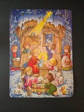 Vintage Georg Moldow Denmark 3D Pop Out Advent Calendar Nativity Scene No....