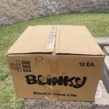 Vintage Halloween 1991 Blinky 9” Blow Mold In Original Shipping Box