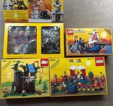 Vintage Lego Sets Lot Of 4 New In Box, # 6062, #6060, #6057, #6054-1980s Knights