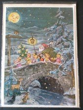 Vintage Mid-century Kruger West Germany Christmas Advent Calendar