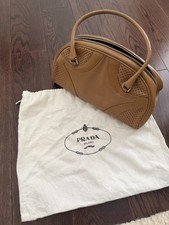 Vintage PRADA Vitello Drive Leather Top Handle Bag