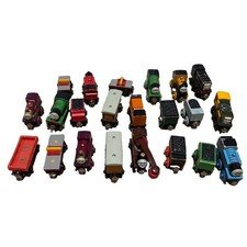 Vintage Thomas The Train Wooden Mixed Lot of 22 Cars / Engines Vtg SEE PHOTOS