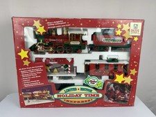 Vntg Animated The Holiday Express-Musical Holiday Train Set