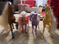 Vtg BARBIE Horses Lot of (4) Variety of era and years