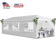 10x30ft Outdoor Party Tent Removable Wall Waterproof Canopy Patio Wedding Gazebo
