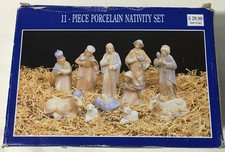 11 piece Porcelain Nativity Set