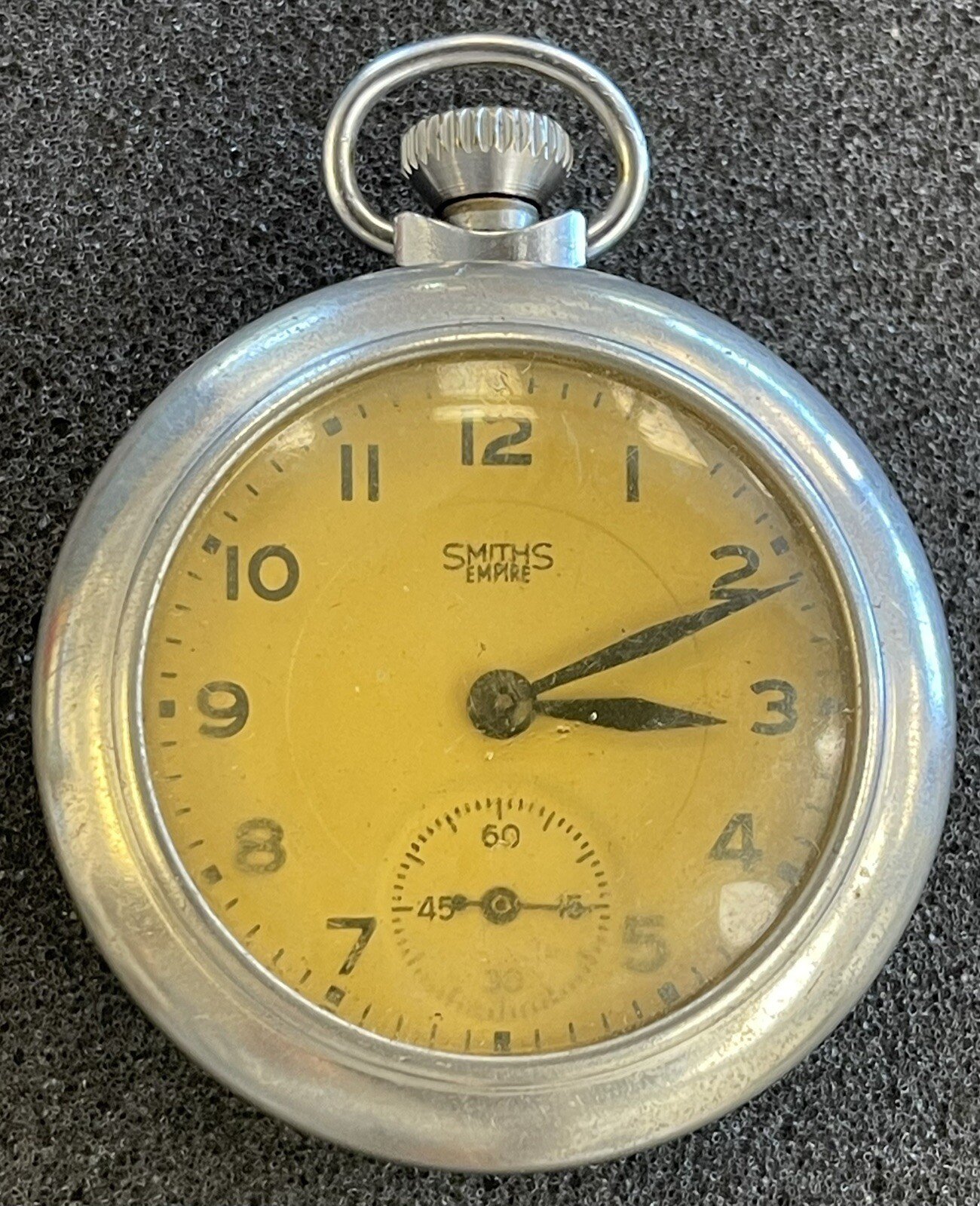 1950’s Smiths Empire Pocket Watch & Trench Case..TJ521
