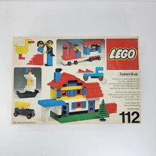 1976 Vintage Lego Universal Building Set 112 - 91.5% Complete! authentic 1970s