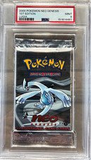 2000 Pokémon Neo Genesis 1st Ed Lugia Artwork Sealed Pack PSA 9 #151614461