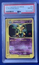 2003 POKEMON CARD SKYRIDGE ALAKAZAM H1/H32 HOLO PSA 8 NM-MT